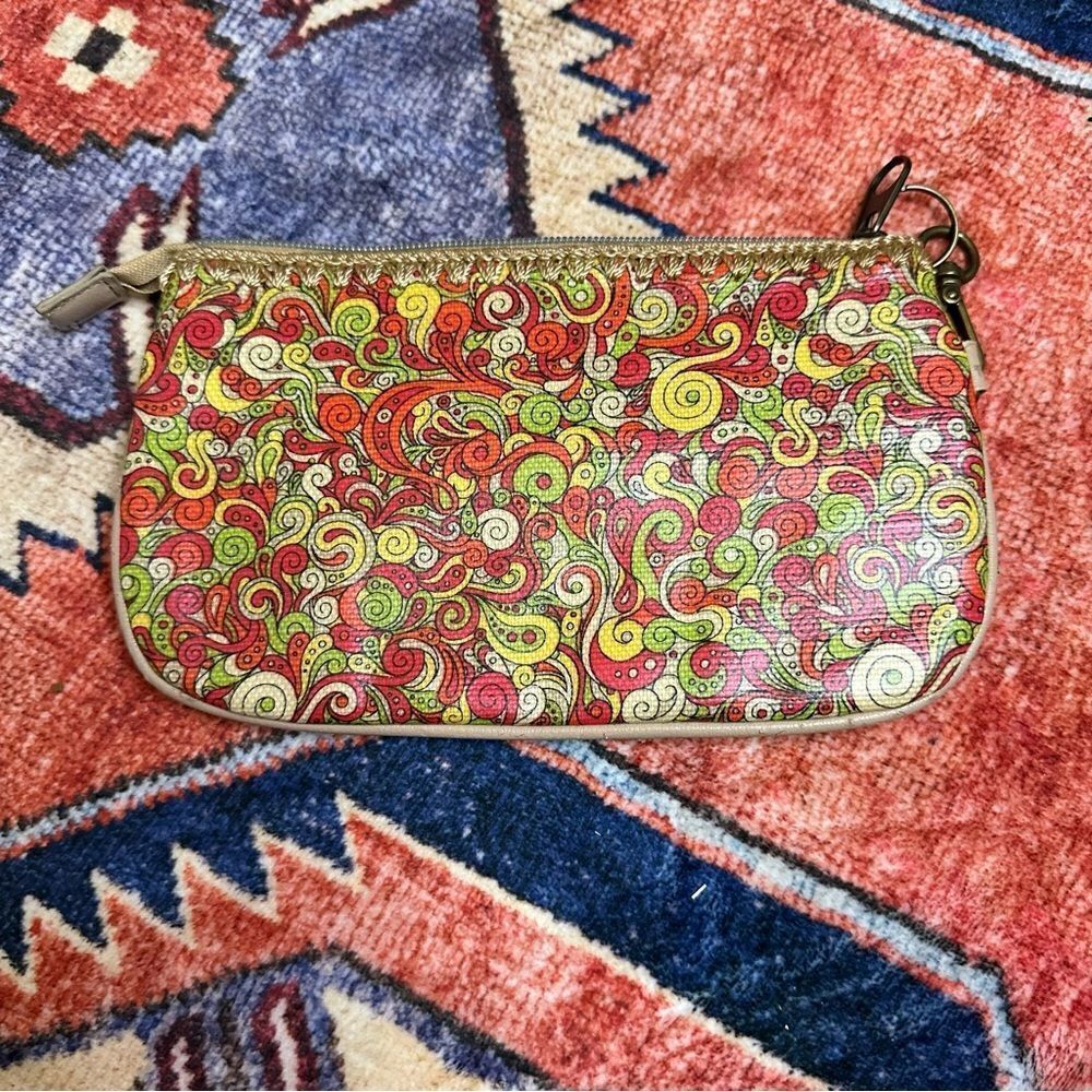 SakRoots small colorful coin purse makeup bag clutch - Picture 6 of 16